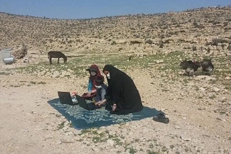 آموزش فردی و مجازی دانش‌آموزان عشایری در فارس