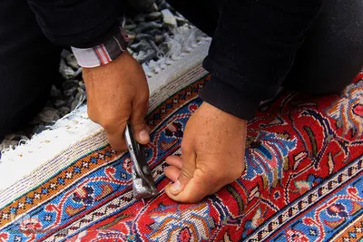 قالیشویی‌ در آستانه عید نوروز/عکاس:پریسا بهزادی