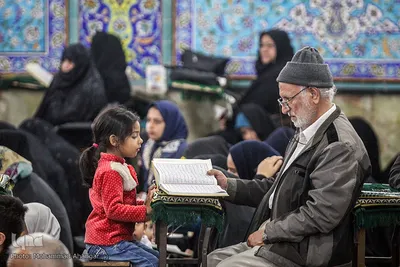 محفل انس با قرآن در مسجد امام جعفرصادق(ع) اهواز 