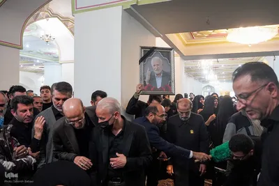 مراسم خاک سپاری خادم‌القرآن عبدالرسول عبایی