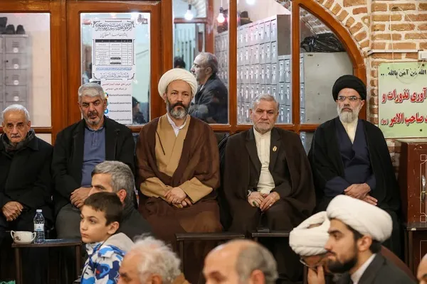 حضور امام جمعه تبریز در هیئت انصارالحسین تبریز