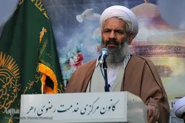 حضور خادمین آستان قدس رضوی در اهر