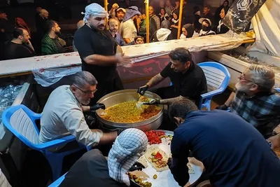 گزارش تصویری فعالیت موکب اوقاف مازندران در شهر مقدس سامرا