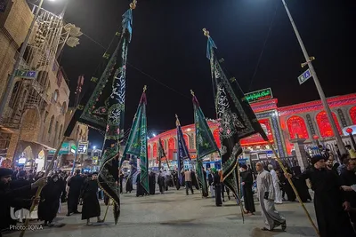 مراسم عزاداری سالروز شهادت امام علی (ع) در حرم امام حسین (ع)