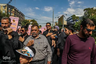 مراسم راه‍یمایی جاماندگان اربعین در شیراز