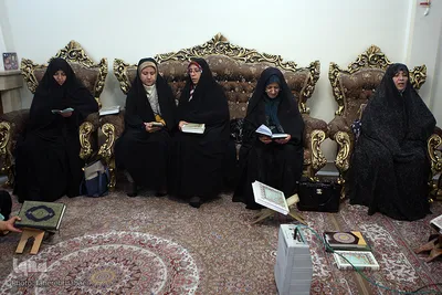 محفل جزء خوانی قرآن کریم بانوان فرهنگسرای مهر