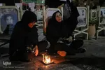 شام غریبان سیدالشهدا(ع) در گلستان شهدای اصفهان