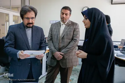 بازدید بهرام قاسمی سخنگوی وزارت خارجه از ایکنا
