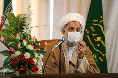 نشست خبری حجت‌الاسلام والمسلمین حدائق مدیر حوزه علمیه منصوریه با خبرنگاران‎ - شیراز