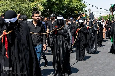 مراسم عزاداری تاسوعای حسینی در شهرستان کرج