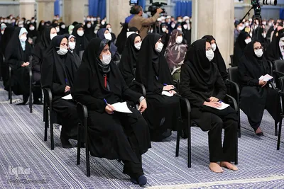 دیدار نخبگان و استعدادهای برتر تحصیلی با رهبری