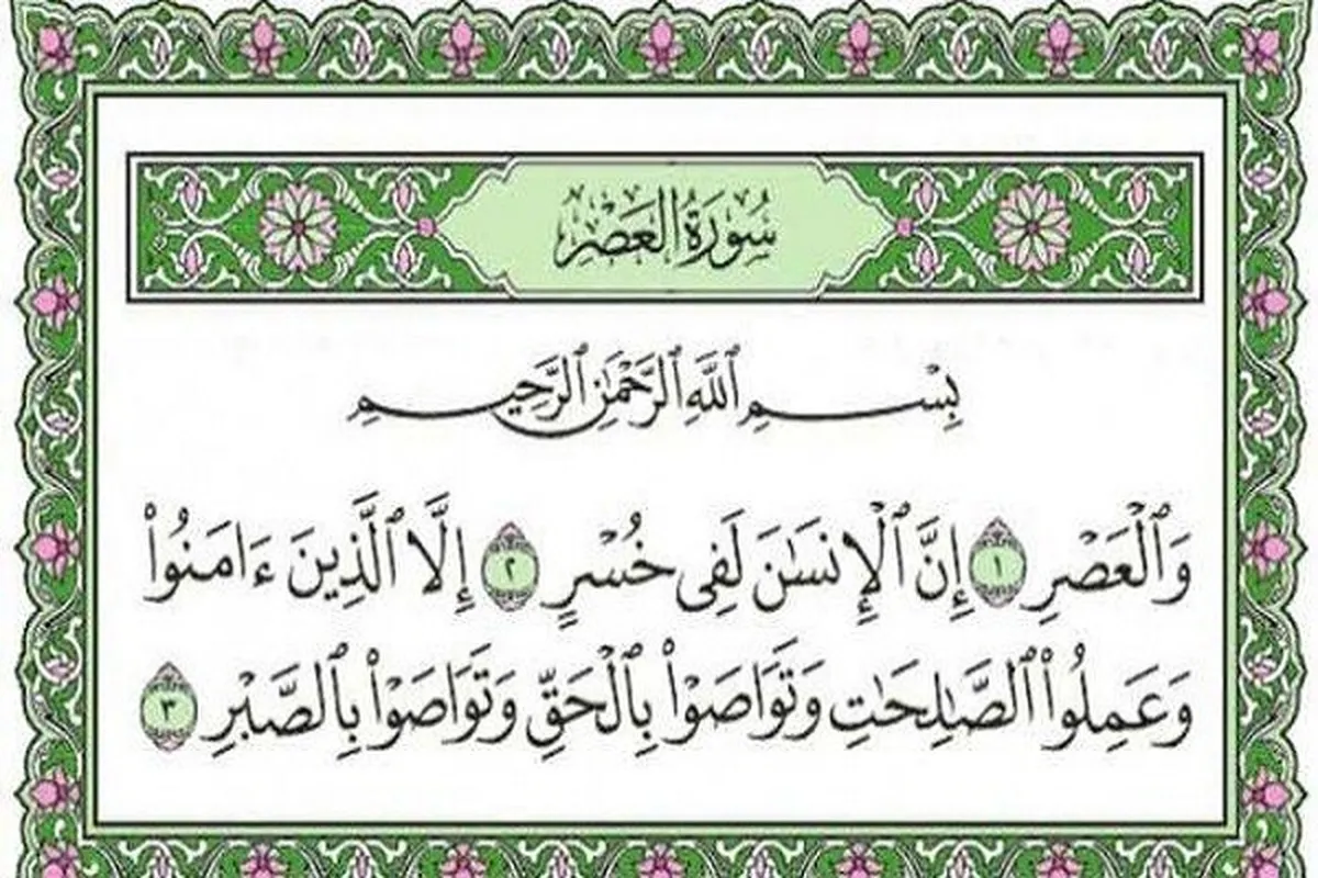 Surah Al-Asr: Four Ways for Staying Away from State of Loss  