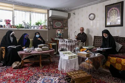 جلسه آموزش قرآن استاد موسوی بلده