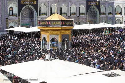 عزاداری ۲۸ صفر در حرم امام رضا(ع)