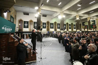 دومین شب عزاداری فاطمیه در حسینیه امام خمینی(ره)