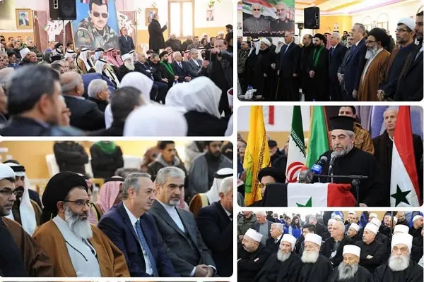 مراسم گرامیداشت سردار سلیمانی در سوریه