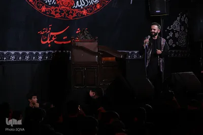 عزاداری شب عاشورای حسینی در هیئت بهشت العباس قم