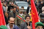 تشییع پیکر مطهر دو شهید گمنام در ملایر