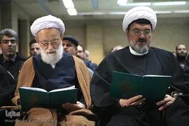 مراسم بزرگداشت سومین روز ارتحال مرحوم آیت‌الله واعظ‌زاده خراسانی