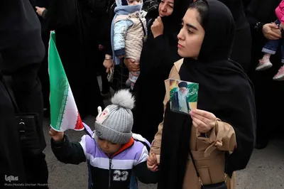 مراسم تجمع مردم اهر در سوگ رهبر شهید انقلاب