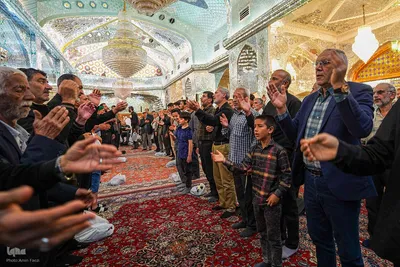 مراسم سالگرد شهادت حضرت امام جعفر صادق(ع) در حرم شاهچراغ(ع)‎