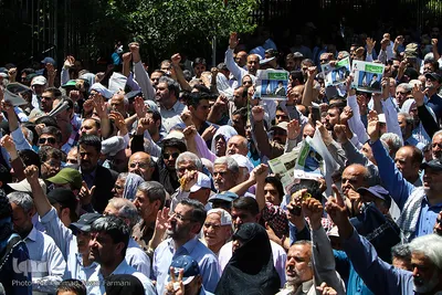 تشییع پیکر مطهر شهدای حادثه تروریستی تهران