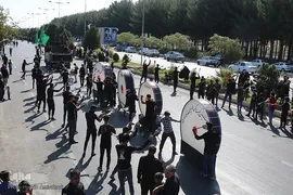 آیین پیاده‌روی جاماندگان اربعین حسینی در بیرجند