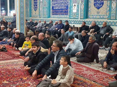 مراسم عزاداری شب شهادت حضرت فاطمه زهرا(س) در اهر
