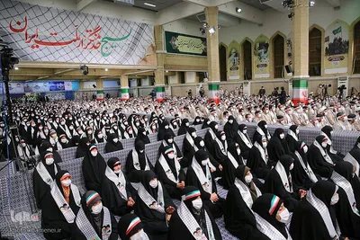 دیدار صدها تن از بسیجیان با رهبر معظم انقلاب اسلامی