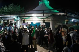جشن شب ولادت امام رضا(ع) در میدان صادقیه