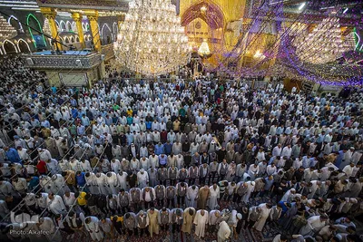 نماز عید سعید قربان در حرم اباالفضل العباس (ع)