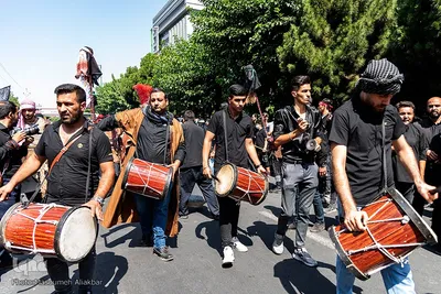 مراسم عزاداری تاسوعای حسینی در شهرستان کرج