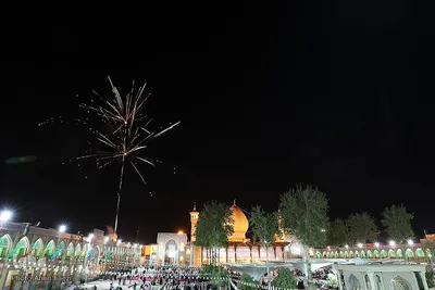 جشن نیمه شعبان در حرم مطهر شاهچراغ(ع)