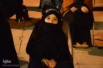 عزداری شب هشتم ماه محرم در مسجد کبود‎‎