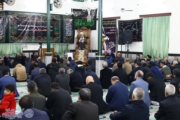 آیین شب شهادت حضرت زهرا سلام الله علیها در مسجد سجادیه بابلسر