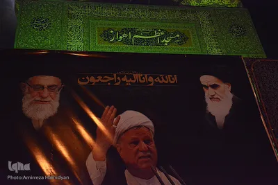 مراسم تحریم آیت الله هاشمی رفسنجانی در اهواز