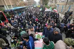 مراسم تشییع پیکرهای مطهر ۱۰ شهید گمنام دفاع مقدس در شیراز