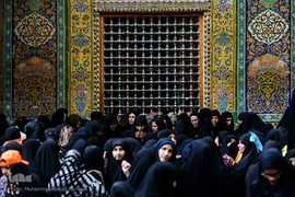 حرم حضرت علی(ع) میعادگاه راهپیمایان اربعین حسینی