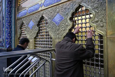 آیین معنوی اعتکاف در حرم مطهر رضوی