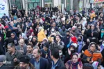 تجمع بزرگ منتظران ظهور هم‌زمان با شب نیمه‌شعبان در ملایر