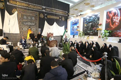 محفل قرآنی با حضور احمد شحات در نمایشگاه قرآن