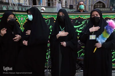مراسم عزاداری چهارمین روز محرم در آستان مقدس امامزادگان عینعلی و زینعلی(ع)