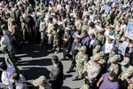 تشیع پیکر شهدای حادثه تروریستی شاهچراغ