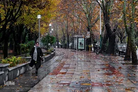 یک روز پاییزی بارانی