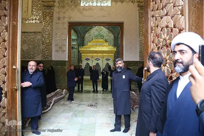 آیین بازگشایی ضریح حرم حضرت زینب خواهر امام رضا (ع)