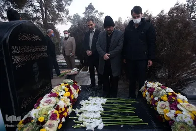 ادای احترام جهادگران به مقام دکتر کاظمی آشتیانی