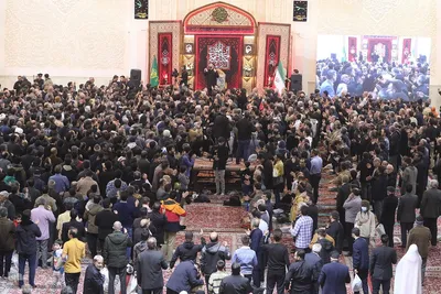 مراسم عزاداری شب شهادت حضرت شاهچراغ(ع)