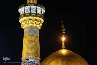 لحظه تحویل سال در حرم مطهر رضوی
