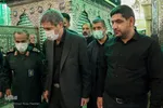 آئین وداع با پیکر شهید عبدالله اسکندری در حرم شاهچراغ(ع)