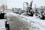 بارش اولین برف زمستانی در اراک